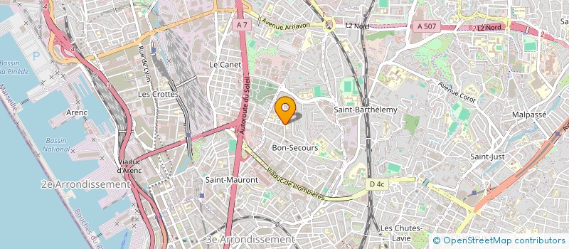localisation de l'entreprise MONSIEUR MOHAMED THIAM  MARSEILLE