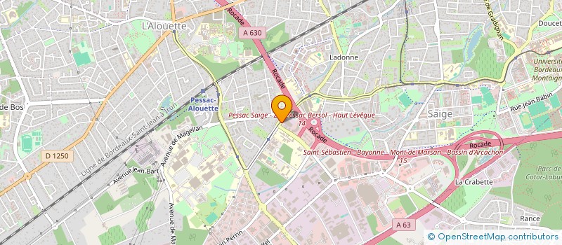 localisation de l'entreprise MONSIEUR MOHAMED TIGHIDET à PESSAC
