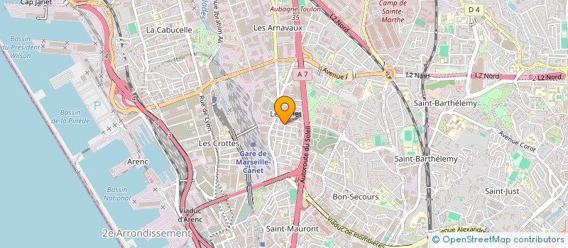 localisation de l'entreprise MONSIEUR MOHAMED TIRATOUCHINE à MARSEILLE