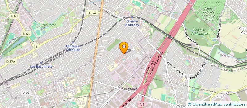 localisation de l'entreprise MONSIEUR MOHAMED TLEHA à ANTONY