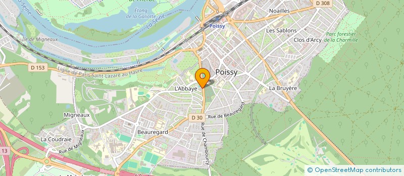 localisation de l'entreprise MONSIEUR MOHAMED TLICH  POISSY