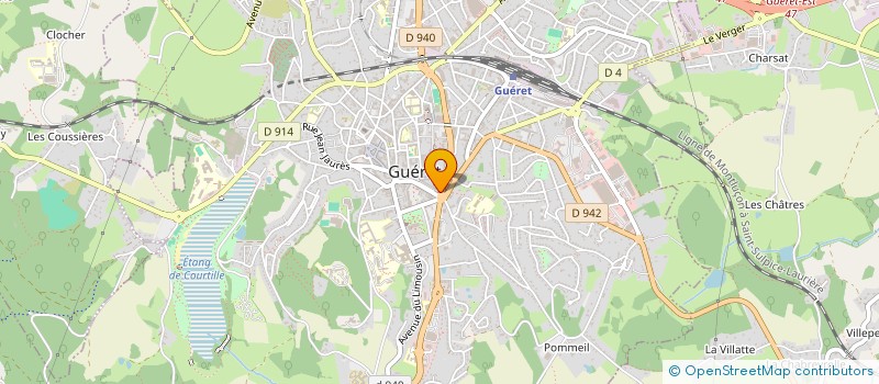 localisation de l'entreprise MONSIEUR MOHAMED TLIHA à GUERET