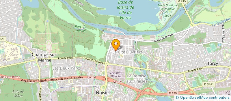 localisation de l'entreprise MONSIEUR MOHAMED TOGOLA  NOISIEL