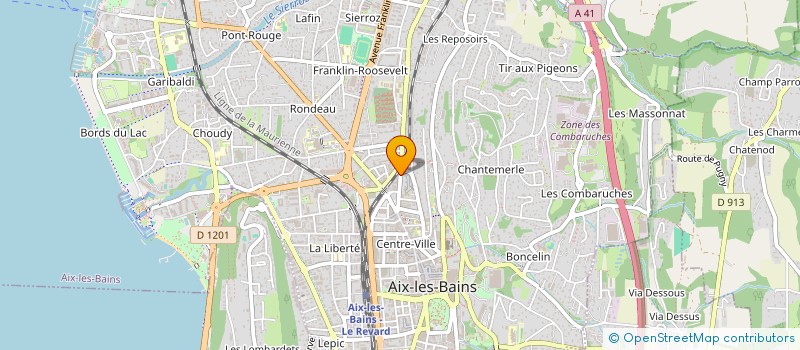 localisation de l'entreprise MONSIEUR MOHAMED TORCHE  AIX-LES-BAINS