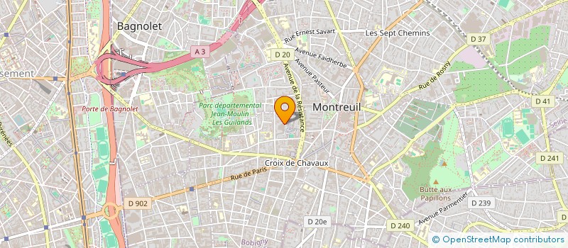 localisation de l'entreprise MONSIEUR MOHAMED TORKI à MONTREUIL