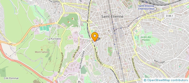 localisation de l'entreprise MONSIEUR MOHAMED TOUAT  SAINT-ETIENNE