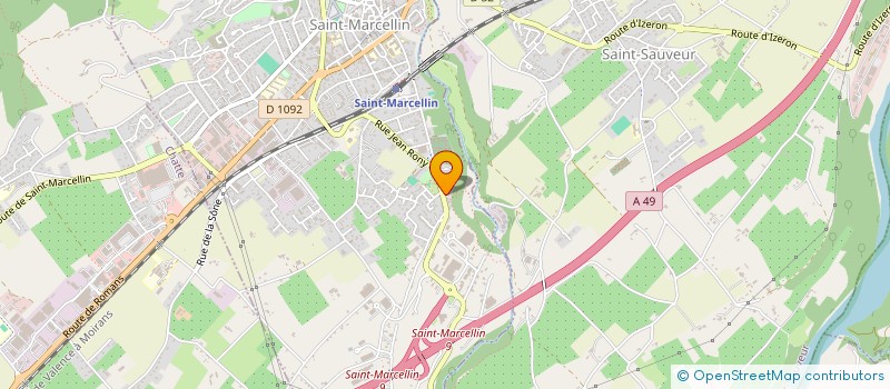 localisation de l'entreprise MONSIEUR MOHAMED TOUATI  SAINT-MARCELLIN