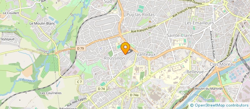 localisation de l'entreprise MONSIEUR MOHAMED TOUATI à LIMOGES