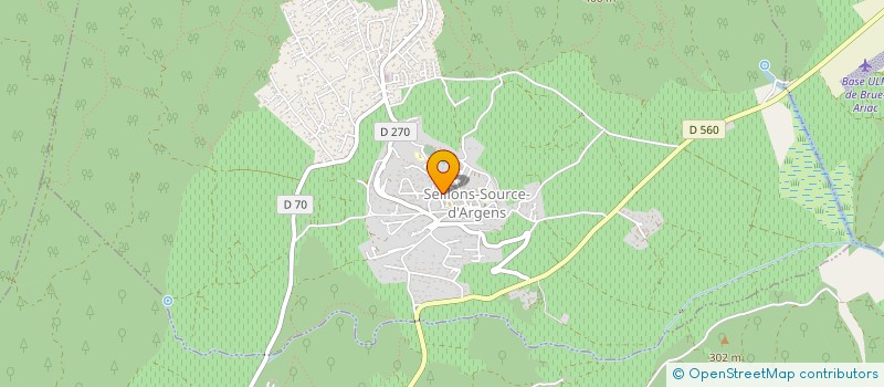 localisation de l'entreprise MONSIEUR MOHAMED TOUATI  SEILLONS-SOURCE-D'ARGENS