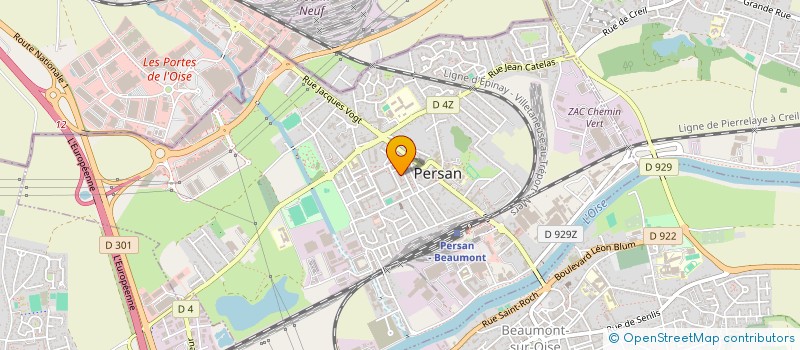 localisation de l'entreprise MONSIEUR MOHAMED TOUBI BOUAZZAOUI  PERSAN