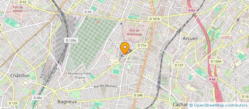 localisation de l'entreprise MONSIEUR MOHAMED TOUENTI à BAGNEUX