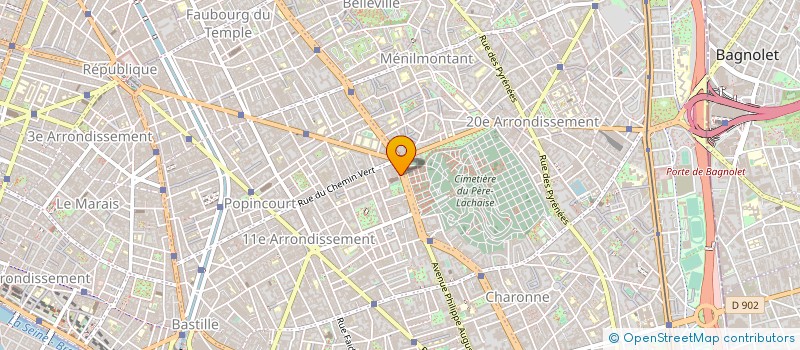 localisation de l'entreprise MONSIEUR MOHAMED TOUMI à PARIS