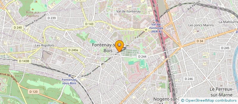 localisation de l'entreprise MONSIEUR MOHAMED TOUMI à FONTENAY-SOUS-BOIS