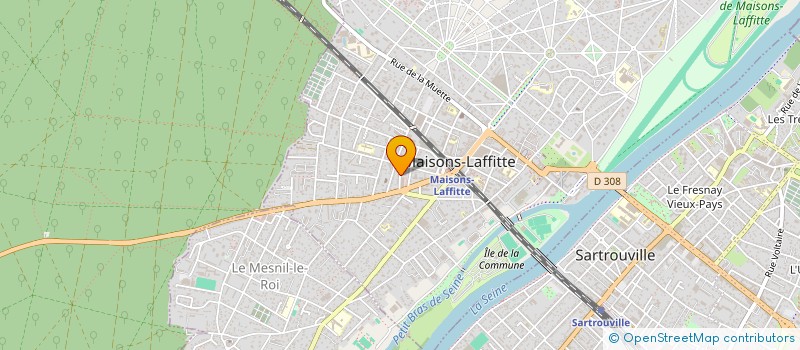 localisation de l'entreprise MONSIEUR MOHAMED TOUNKARA  MAISONS-LAFFITTE