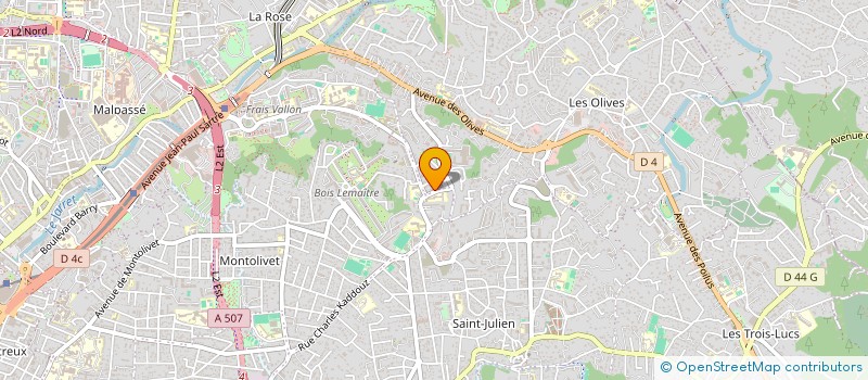 localisation de l'entreprise MONSIEUR MOHAMED TOURE à MARSEILLE 13EME