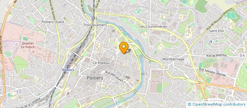 localisation de l'entreprise MONSIEUR MOHAMED TOURE  POITIERS