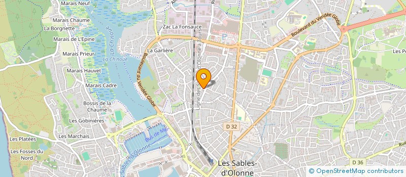 localisation de l'entreprise MONSIEUR MOHAMED TOURE  LES SABLES D'OLONNE