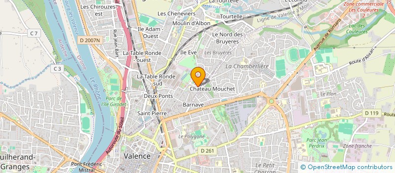 localisation de l'entreprise MONSIEUR MOHAMED TOURE  BOURG-LES-VALENCE