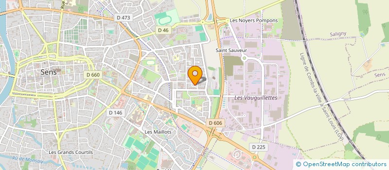 localisation de l'entreprise MONSIEUR MOHAMED TOURE  SENS