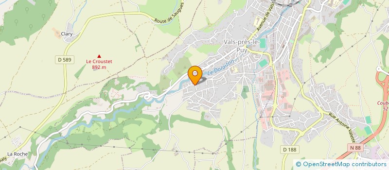 localisation de l'entreprise MONSIEUR MOHAMED TOUZANI à VALS-PRES-LE-PUY