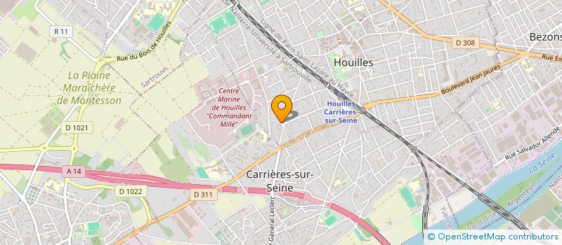 localisation de l'entreprise MONSIEUR MOHAMED TOUZRI  HOUILLES