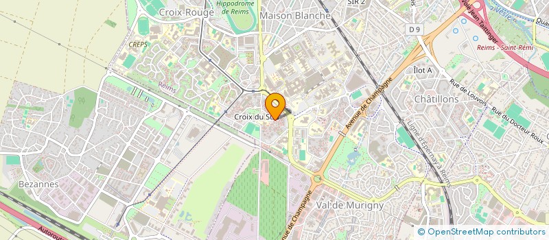 localisation de l'entreprise MONSIEUR MOHAMED TRAORE  REIMS