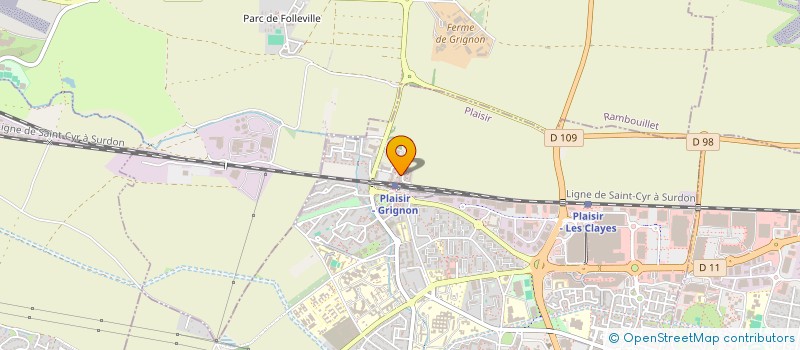 localisation de l'entreprise MONSIEUR MOHAMED TRAORE à PLAISIR