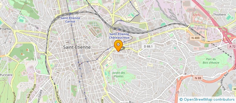 localisation de l'entreprise MONSIEUR MOHAMED TRAORE  SAINT-ETIENNE