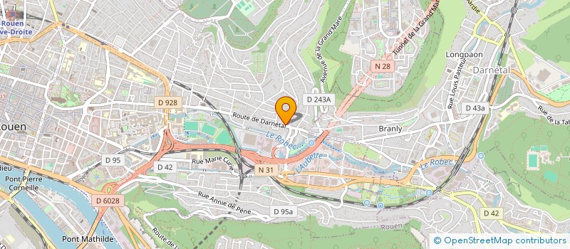 localisation de l'entreprise MONSIEUR MOHAMED TRAORE  ROUEN