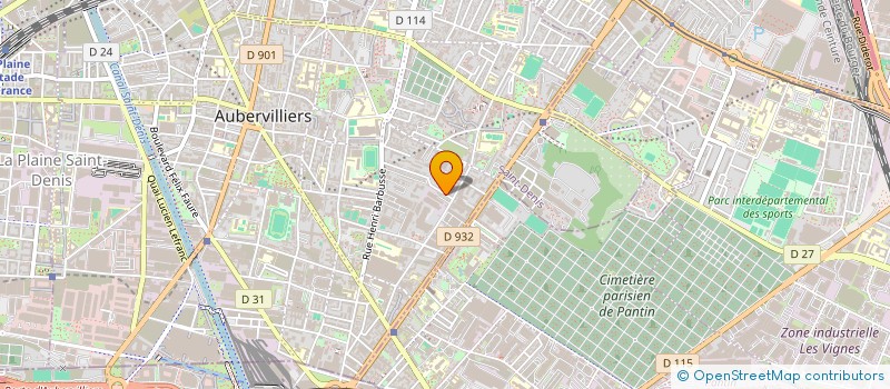 localisation de l'entreprise MONSIEUR MOHAMED UDDIN  AUBERVILLIERS