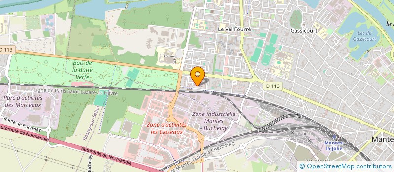 localisation de l'entreprise MONSIEUR MOHAMED WADAG  MANTES-LA-JOLIE