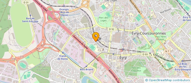 localisation de l'entreprise MONSIEUR MOHAMED WAFI  EVRY-COURCOURONNES