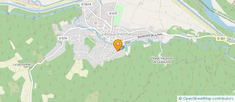 localisation de l'entreprise MONSIEUR MOHAMED-WAHIL TOLBA  LA ROQUE-D'ANTHERON