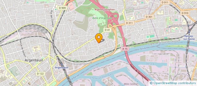 localisation de l'entreprise MONSIEUR MOHAMED WALID AMALOU  ARGENTEUIL