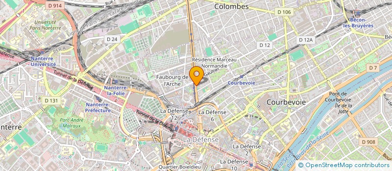 localisation de l'entreprise MONSIEUR MOHAMED WALID KASBI à COURBEVOIE
