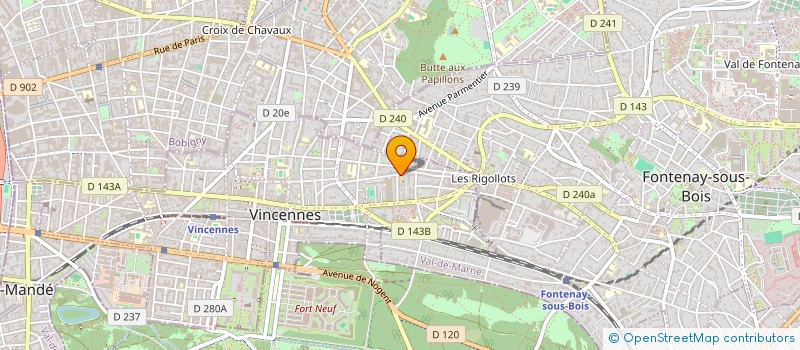 localisation de l'entreprise MONSIEUR MOHAMED WANASS à VINCENNES