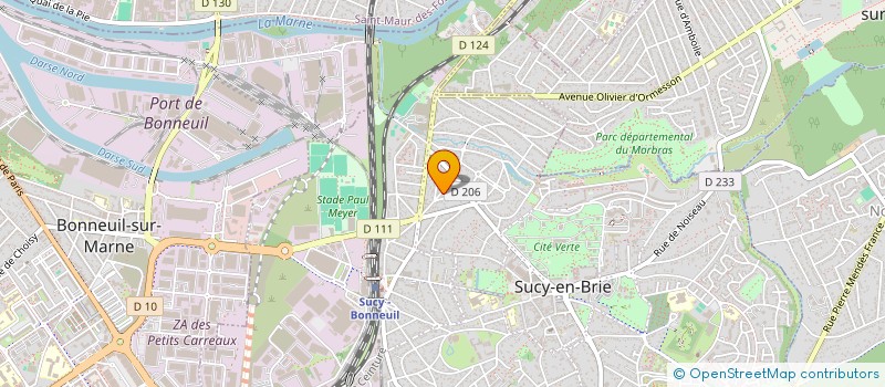 localisation de l'entreprise MONSIEUR MOHAMED WANE  SUCY EN BRIE