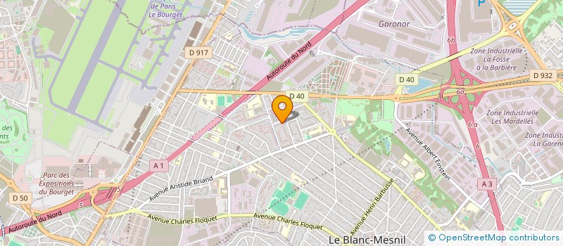 localisation de l'entreprise MONSIEUR MOHAMED WELLE  LE BLANC-MESNIL