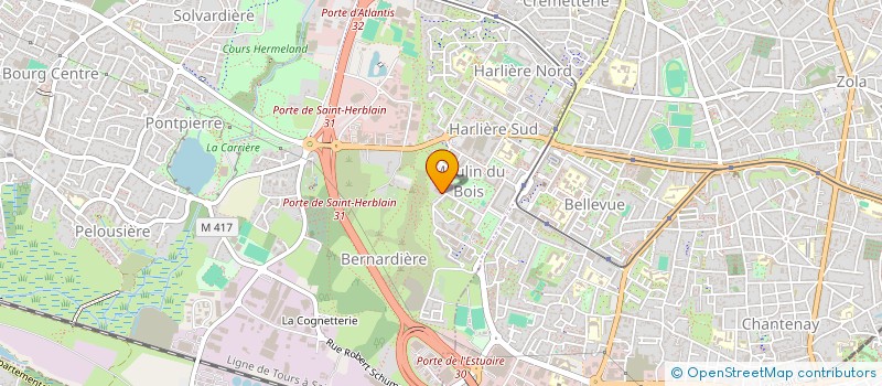 localisation de l'entreprise MONSIEUR MOHAMED XAAJI ABDI  SAINT-HERBLAIN