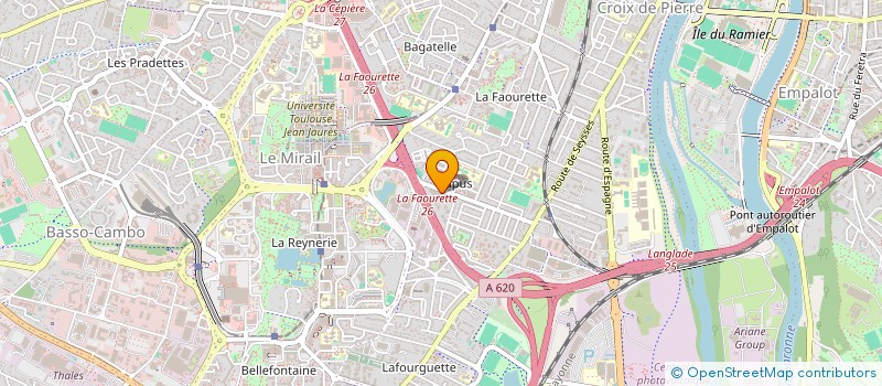 localisation de l'entreprise MONSIEUR MOHAMED YACINE BELDJILALI à TOULOUSE