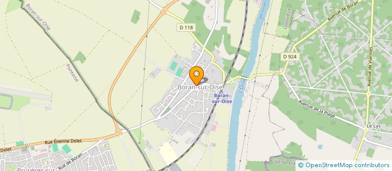 localisation de l'entreprise MONSIEUR MOHAMED-YACINE BOULANOUAR  BORAN-SUR-OISE