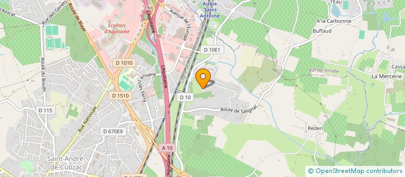 localisation de l'entreprise MONSIEUR MOHAMED-YACINE SOUKHAL  SAINT-ANDRE-DE-CUBZAC