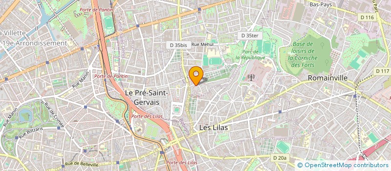 localisation de l'entreprise MONSIEUR MOHAMED YACOUB à PANTIN
