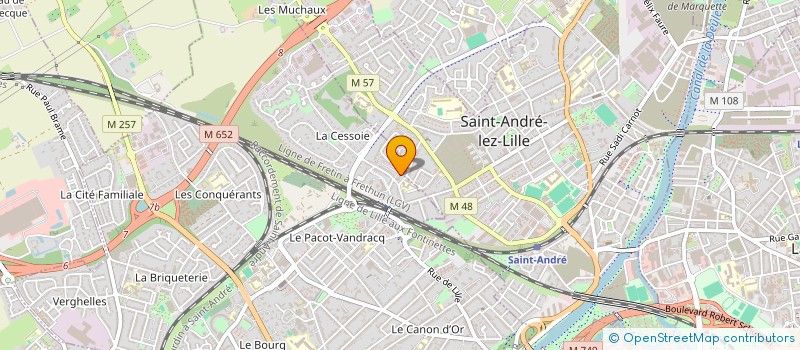 localisation de l'entreprise MONSIEUR MOHAMED YAHYAOUI à LAMBERSART