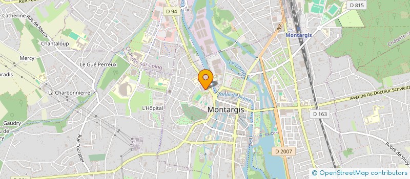 localisation de l'entreprise MONSIEUR MOHAMED YAHYAOUI à MONTARGIS