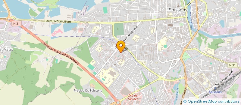 localisation de l'entreprise MONSIEUR MOHAMED YAJID à SOISSONS