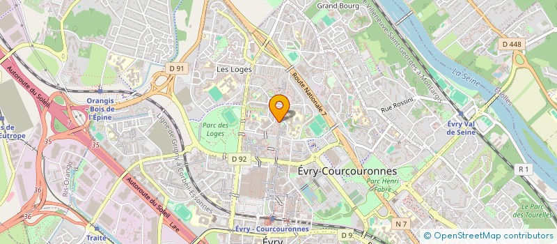 localisation de l'entreprise MONSIEUR MOHAMED YAJJOU à EVRY-COURCOURONNES