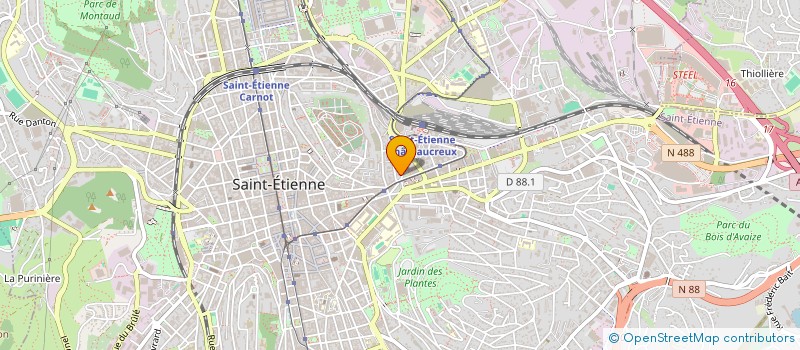 localisation de l'entreprise MONSIEUR MOHAMED YAMANI  SAINT-ETIENNE