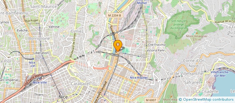 localisation de l'entreprise MONSIEUR MOHAMED YASSIN EL OUERTATANI à NICE