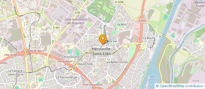 localisation de l'entreprise MONSIEUR MOHAMED-YASSINE BENTAHAR à HEROUVILLE-SAINT-CLAIR